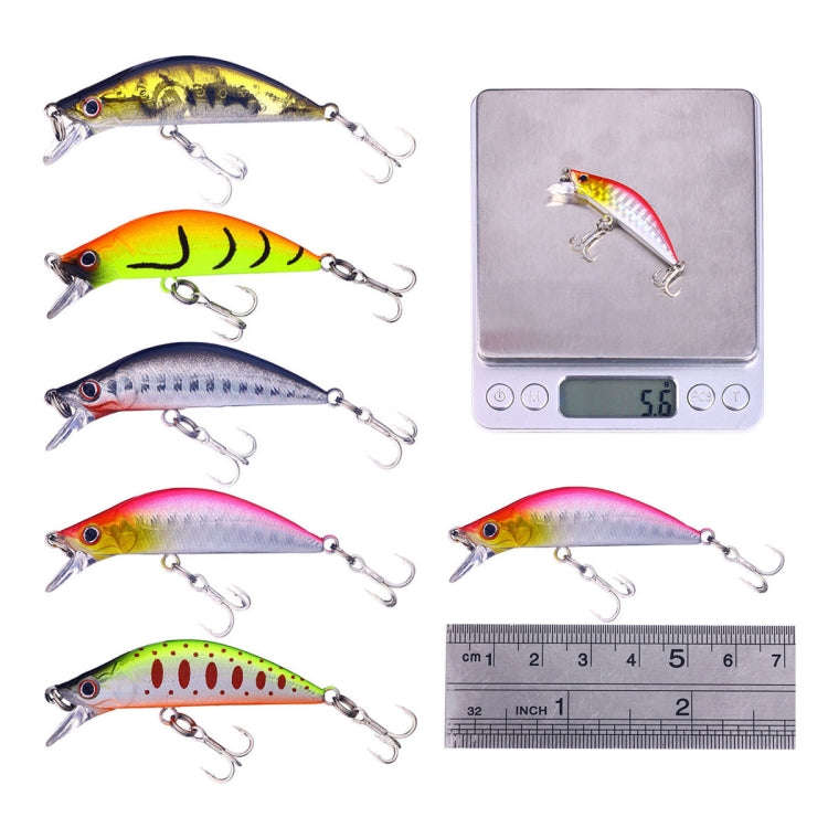 HENGJIA MI215 Submerged Mino Long-distance Casting Lure, Size: 5.5cm 5.5g(10 Color)