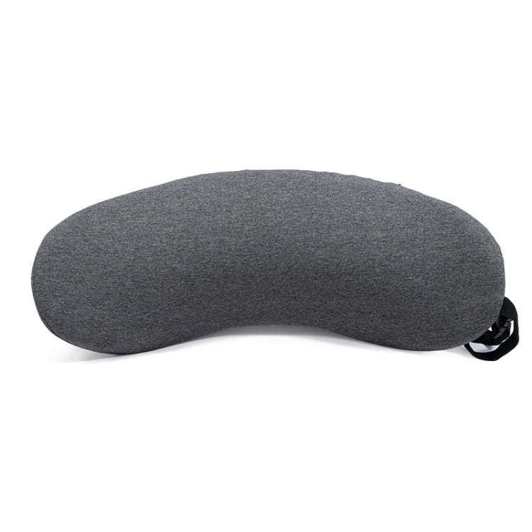 Memory Foam Lumbar Spine Cushion Pregnant Women Sleeping Lumbar Pillow(Dark Gray Crescent)