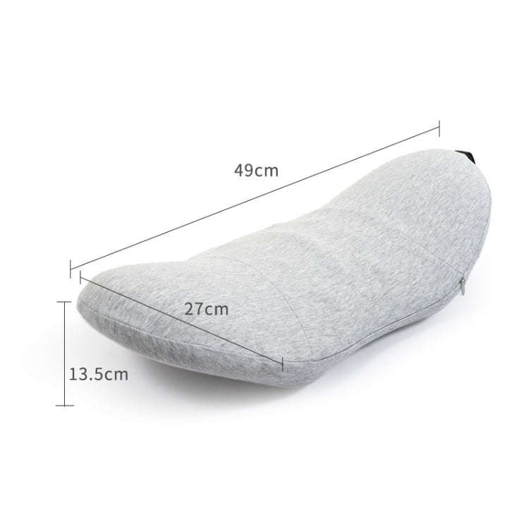 Memory Foam Lumbar Spine Cushion Pregnant Women Sleeping Lumbar Pillow(Dark Gray)