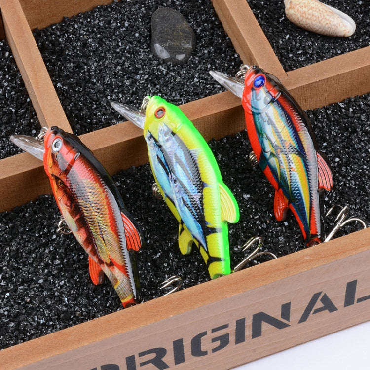 LB72 8cm/10.9g Lure Painted Floating Bionic Lure Rattle Pearl False Lure(3)