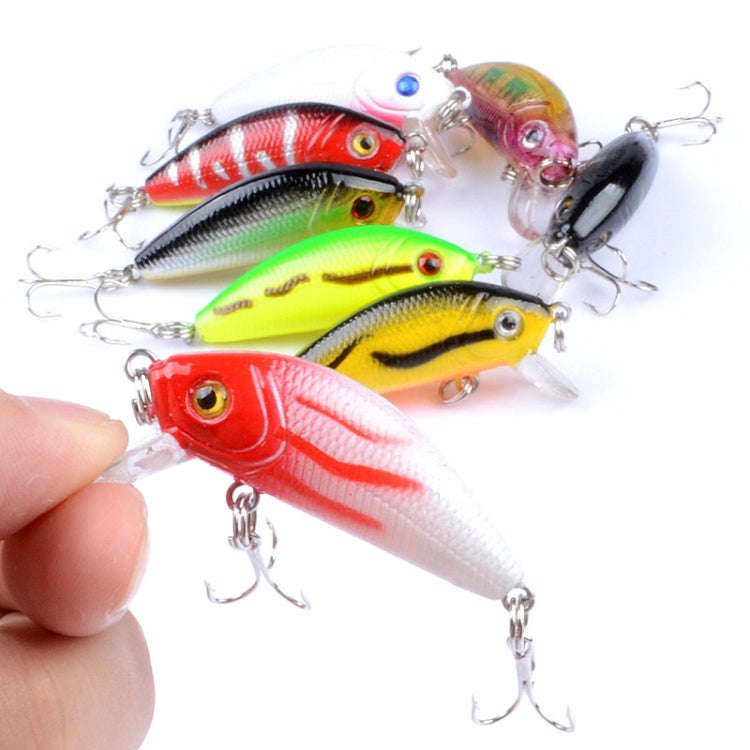 5 PCS M0081 5cm 3.6g Bionic Lure Mino Plastic Hard Lure(6)