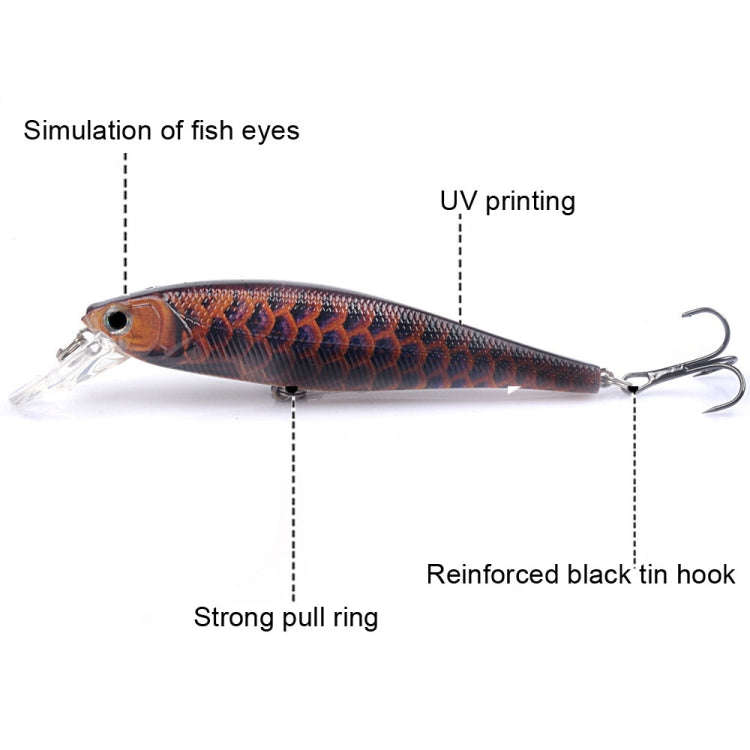 G51P 11.8cm/13.5g Lure Floating Mino Fake Bait(4)