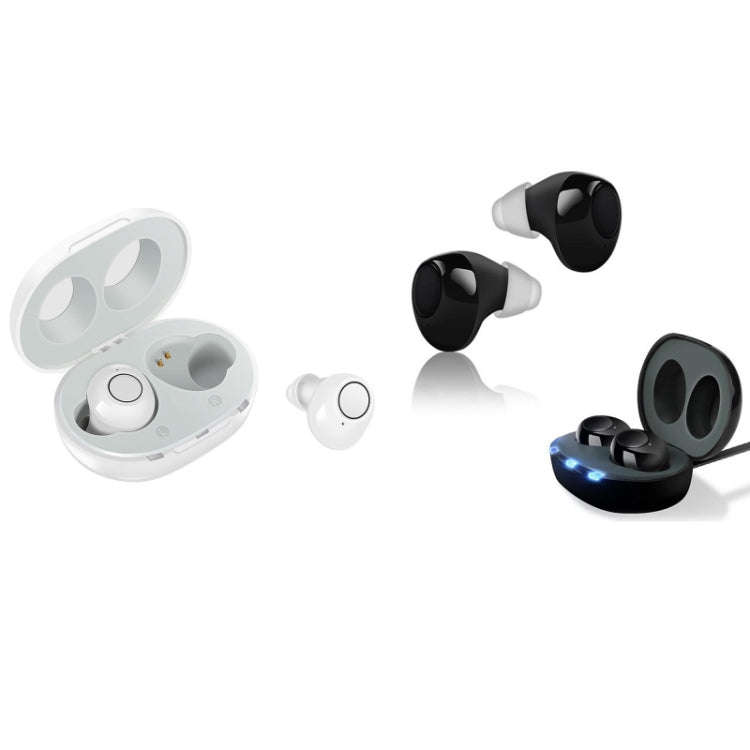 TWS In-Ear Sound Amplifier For Elderly Hearing Aid Headphones(Black)