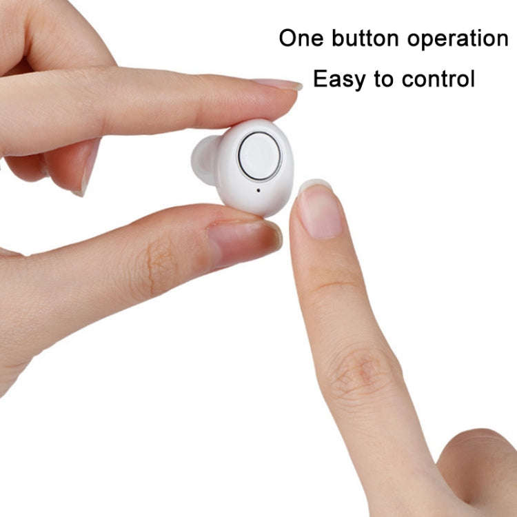 TWS In-Ear Sound Amplifier For Elderly Hearing Aid Headphones(Black)