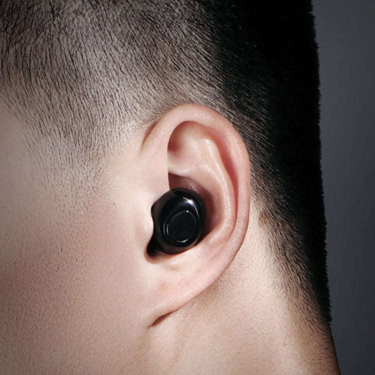 TWS In-Ear Sound Amplifier For Elderly Hearing Aid Headphones(Black)