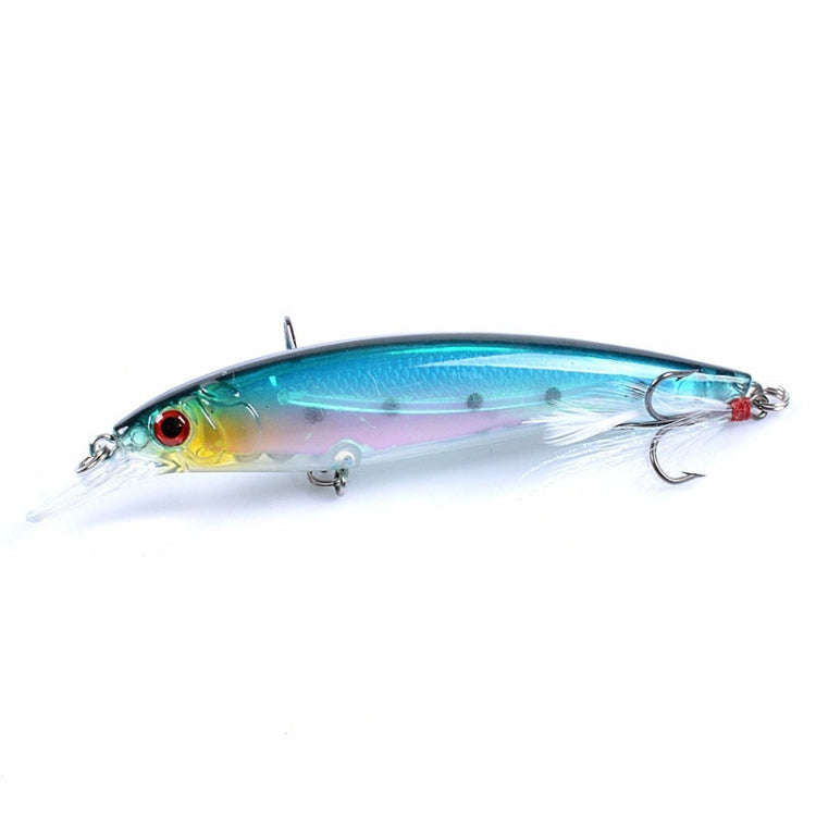 M0195 11cm/13.4g Lures Casting Feather Hook Mino Hard Baits Bionic Bait(9)