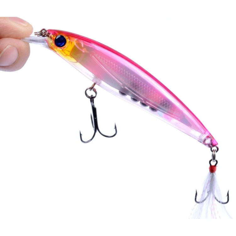 M0195 11cm/13.4g Lures Casting Feather Hook Mino Hard Baits Bionic Bait(1)