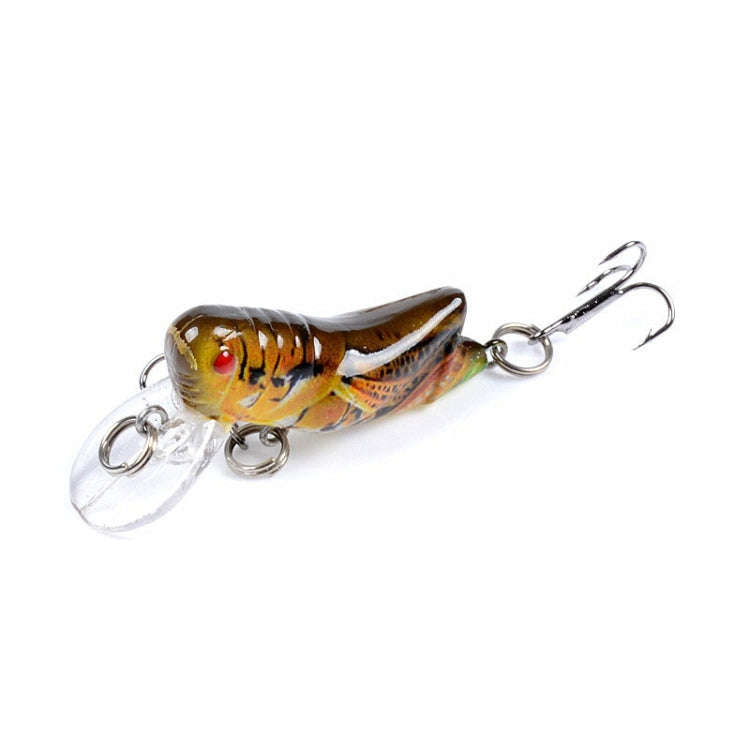 LB119 Insect Grasshopper Bionic Bait Painted Plastic Hard Bait(2)