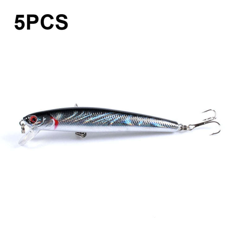 5 PCS M0205 9.6cm/9.8g Minnow Bionic Fake Bait Plastic Floating Hard Bait(4)