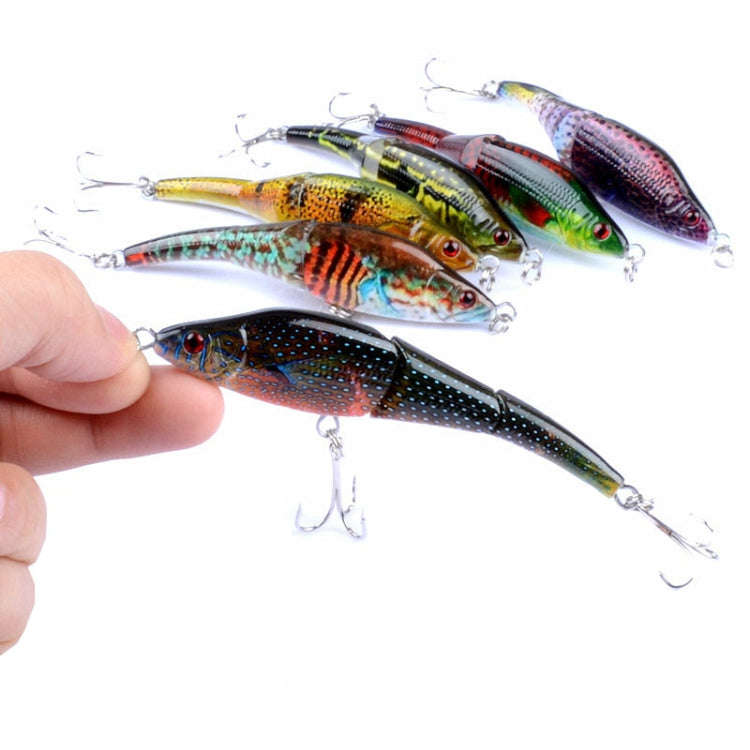LB22 9.5cm/8.9g Multi-section VIB Plastic Hard Lures Painted Bionic Lures(3)