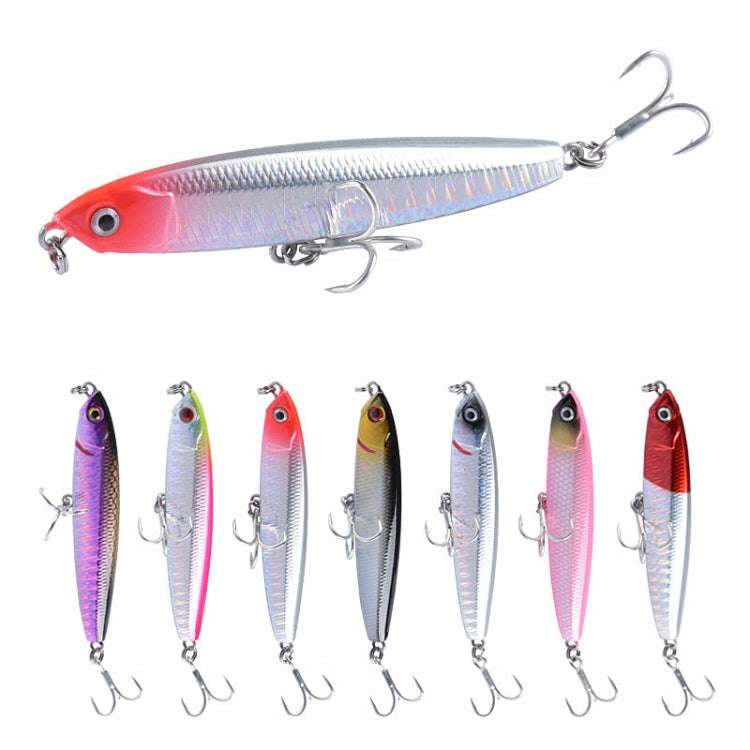 2 PCS CH79 Hard Bait Long Casting Sinking Pencil False Lure, Specification: 10.4cm 18g(1)