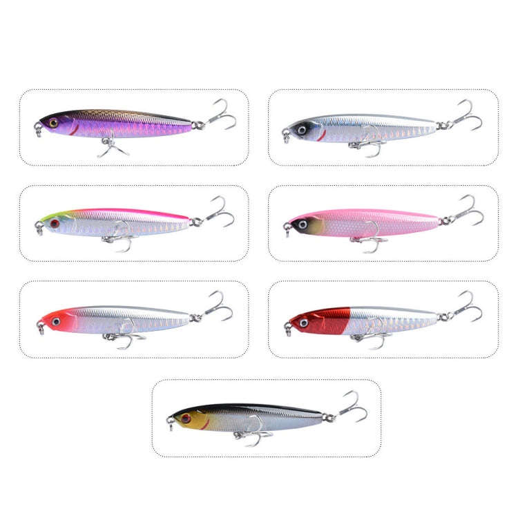 2 PCS CH79 Hard Bait Long Casting Sinking Pencil False Lure, Specification: 10.4cm 18g(5)