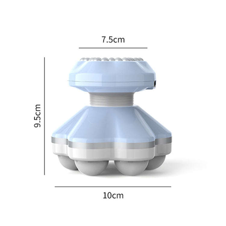 XF-76 Mini Massager USB Vibrator Whole Body Home Massager(Blue)