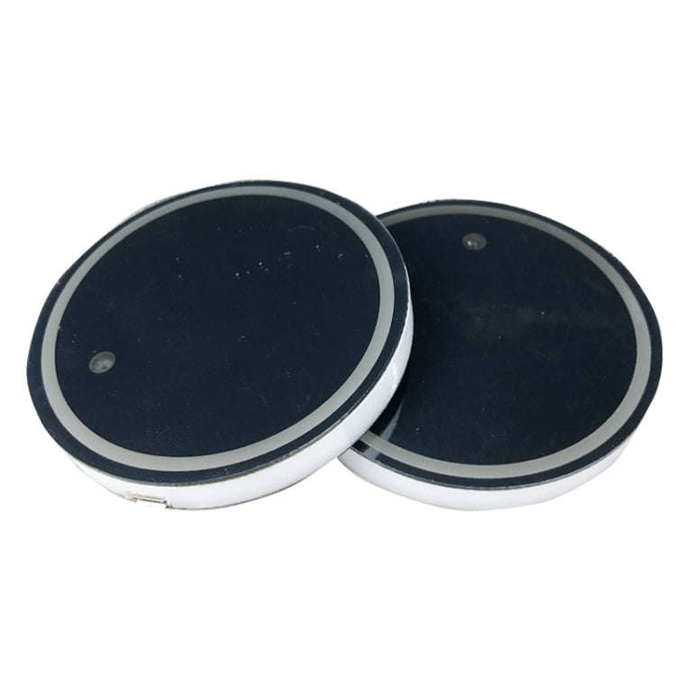 1 Pair Automotive LED Colorful Luminous Water Coaster Acrylic Car Cup Tank Atmosphere Lamp(Star M...