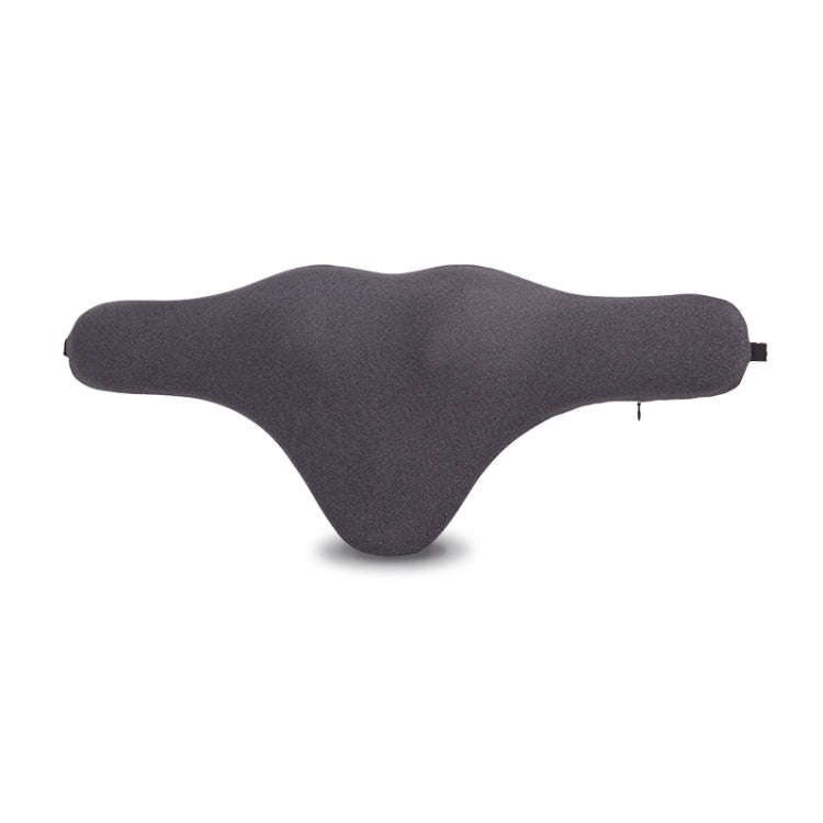 Slow Rebound Memory Foam Lumbar Pillow Neck Pillow Car Headrest(Dark Grey)