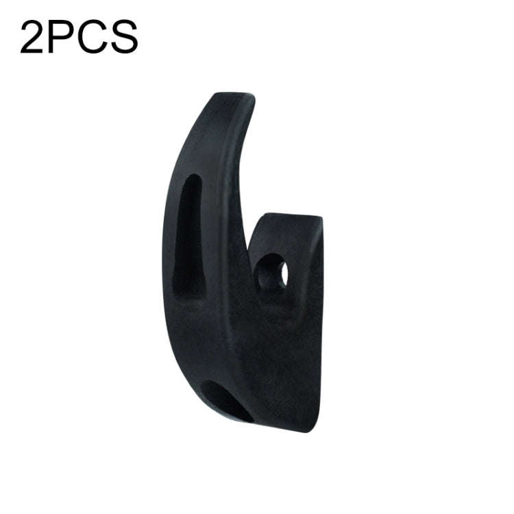 2pcs For Xiaomi M365 Series Electric Scooter Universal Storage Hook(Black)