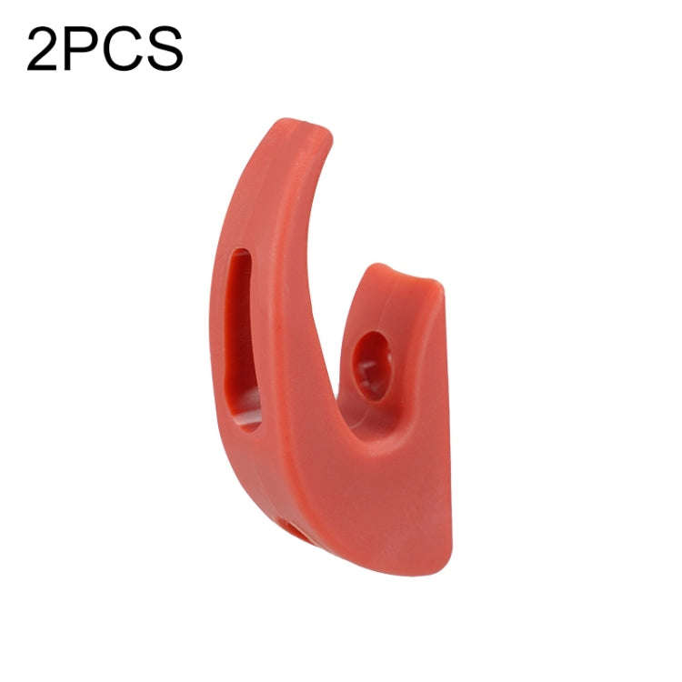 2pcs For Xiaomi M365 Series Electric Scooter Universal Storage Hook(Red)