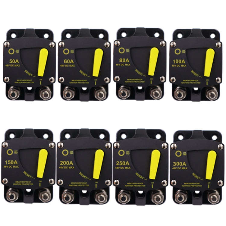 200A CB6 Car RV Yacht Audio Restore Insurance Holder Switch