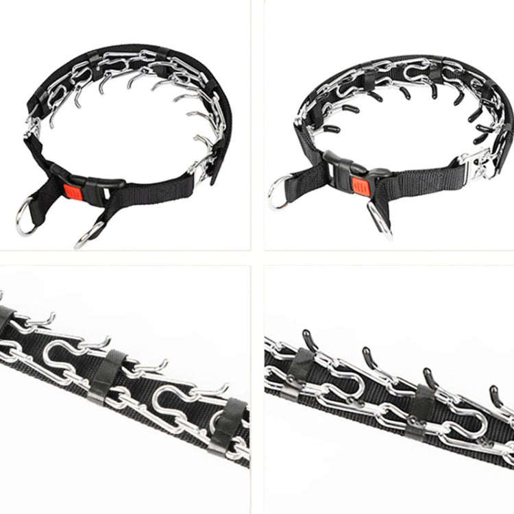 Cloth Tape Paste Detachable Training Stimulation Dog Collar, Size: XL 4.0mm x 60cm(With Cap)
