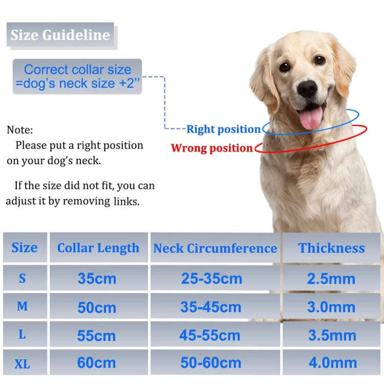Cloth Tape Paste Detachable Training Stimulation Dog Collar, Size: XL 4.0mm x 60cm(With Cap)