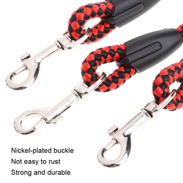140cm 3 In 1 Leash Multi-head Dog Walking Rope(Red)