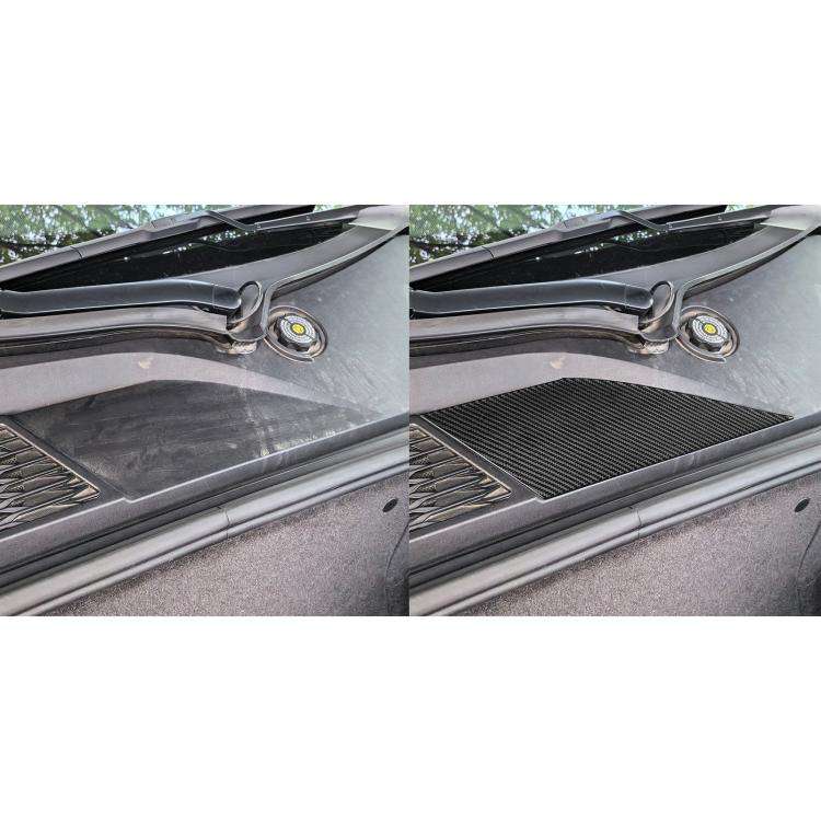 For Chevrolet Corvette C8 Left-Hand Drive Front Storage Vent Sticker(Black)