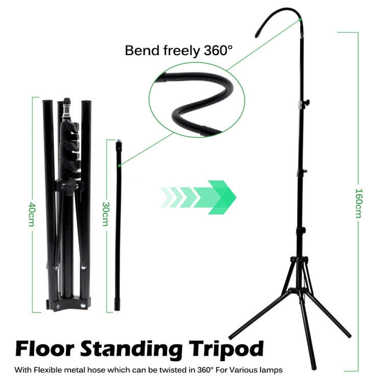1.6m Live Photography Light Stand Thickened Anti-folding Tripod With 30cm Hose
