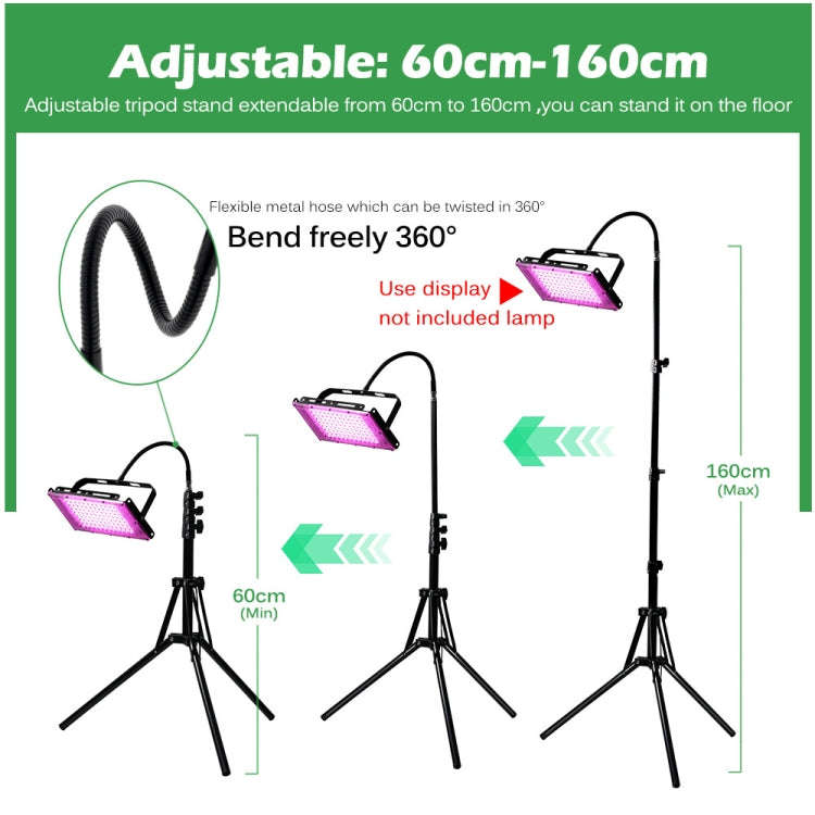 1.6m Live Photography Light Stand Thickened Anti-folding Tripod With 30cm Hose