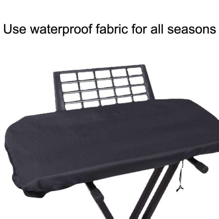 With Drawing Rope Dust -Proof Waterproof Adjustable Electronic Piano Hood, Style: 88 Keys