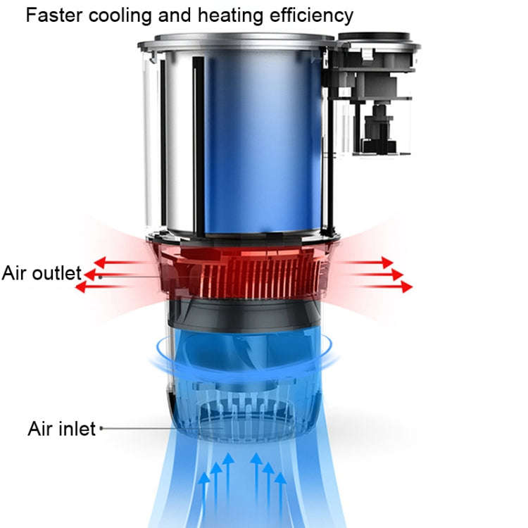 Car Digital Display Fast Cooling and Heating Cup, Style: Generation 3 Gray