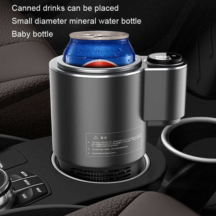 Car Digital Display Fast Cooling and Heating Cup, Style: Generation 3 Gray