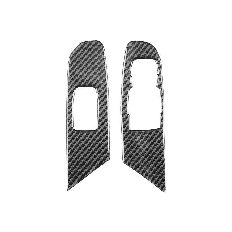 For Chevrolet Corvette C8 2pcs /Set Right-Hand Drive Lift Button Decorative Sticker(Black)
