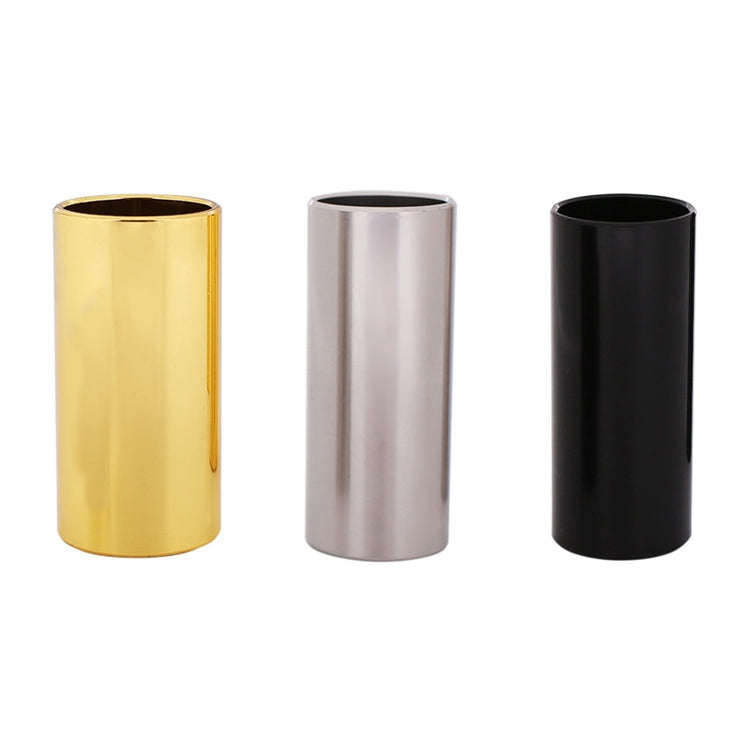 2PCS Stainless Steel Guitar Slide Tube Folk Slide Block, Size: 51mm(Silver)