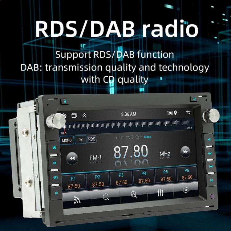 For Volkswagen Passat 7 Inch Bluetooth GPS Navigation Car Player, Memory: 2+32G