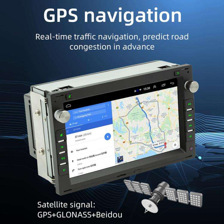 For Volkswagen Passat 7 Inch Bluetooth GPS Navigation Car Player, Memory: 2+32G