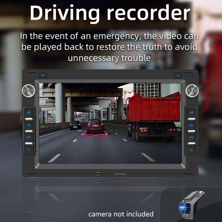 For Volkswagen Passat 7 Inch Bluetooth GPS Navigation Car Player, Memory: 1+32G