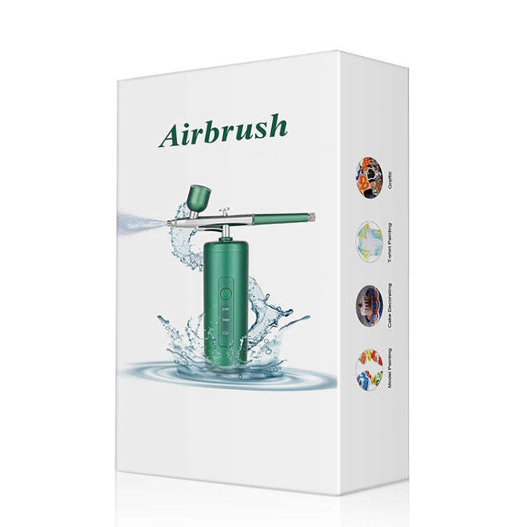 High Pressure Nano Injection Instrument Home Portable Moisturizing Spray(Grass Green)