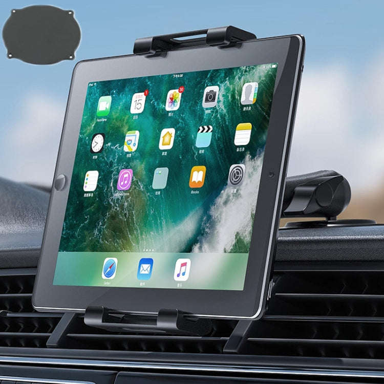 Multifunctional Car Dashboard Suction Cup Phone Clip Folding Holder, Model:  KS06+Ordinary Tray