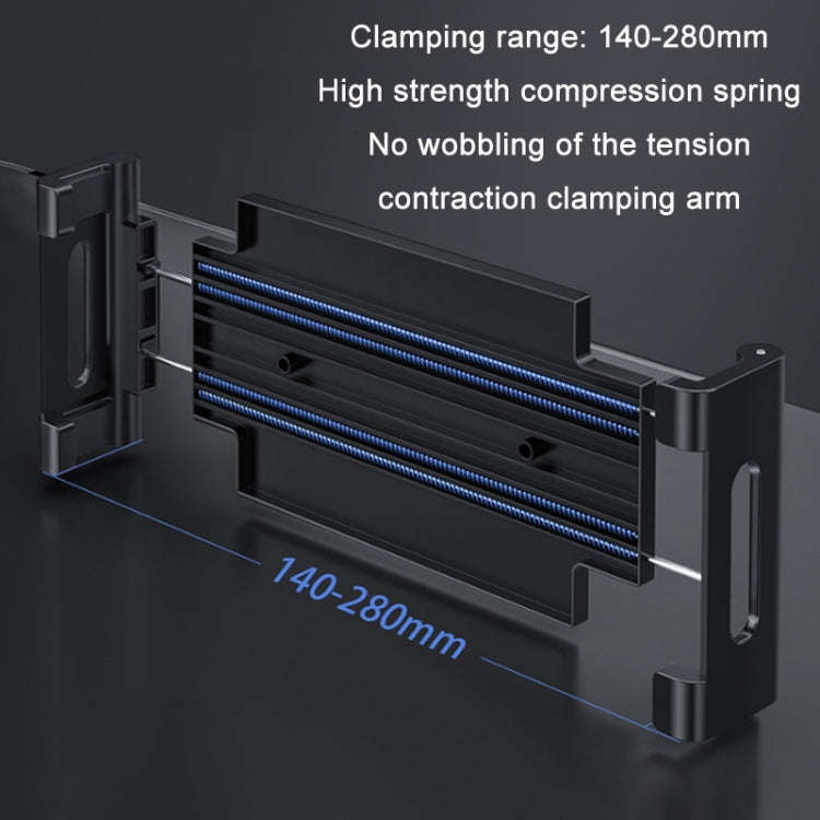 Multifunctional Car Dashboard Suction Cup Phone Clip Folding Holder, Model:  KS06+Ordinary Tray