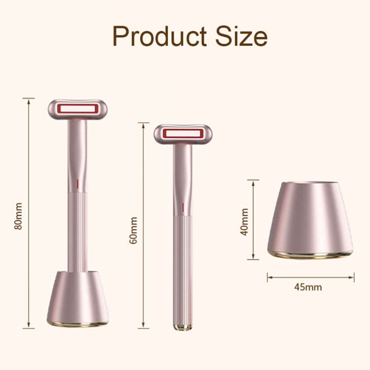 1605 Multifunctional Rotating EMS Micro-Current Radio Frequency Beauty Instrument(Pink)