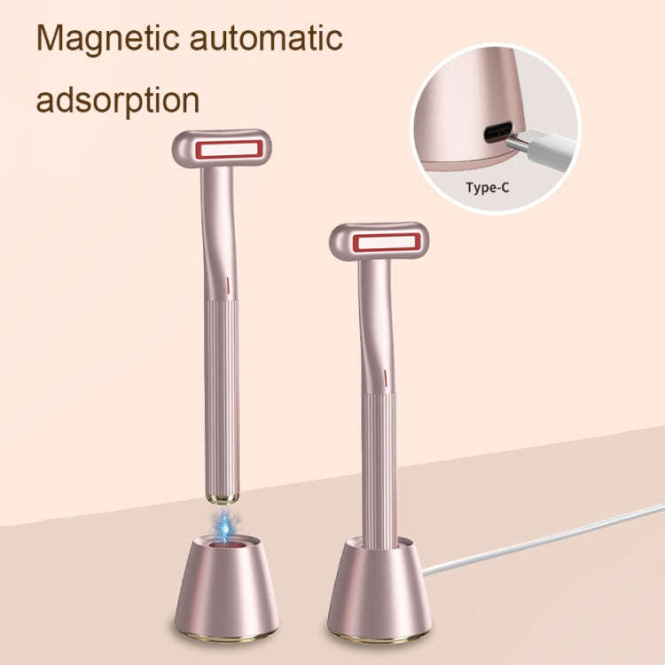 1605 Multifunctional Rotating EMS Micro-Current Radio Frequency Beauty Instrument(Pink)