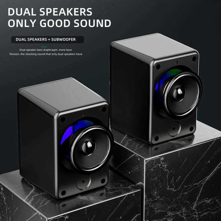 Dark Alien S-510 Computer USB Wired Computer Stereo Home Multifunctional Stereo, Cable Length: 1.2m
