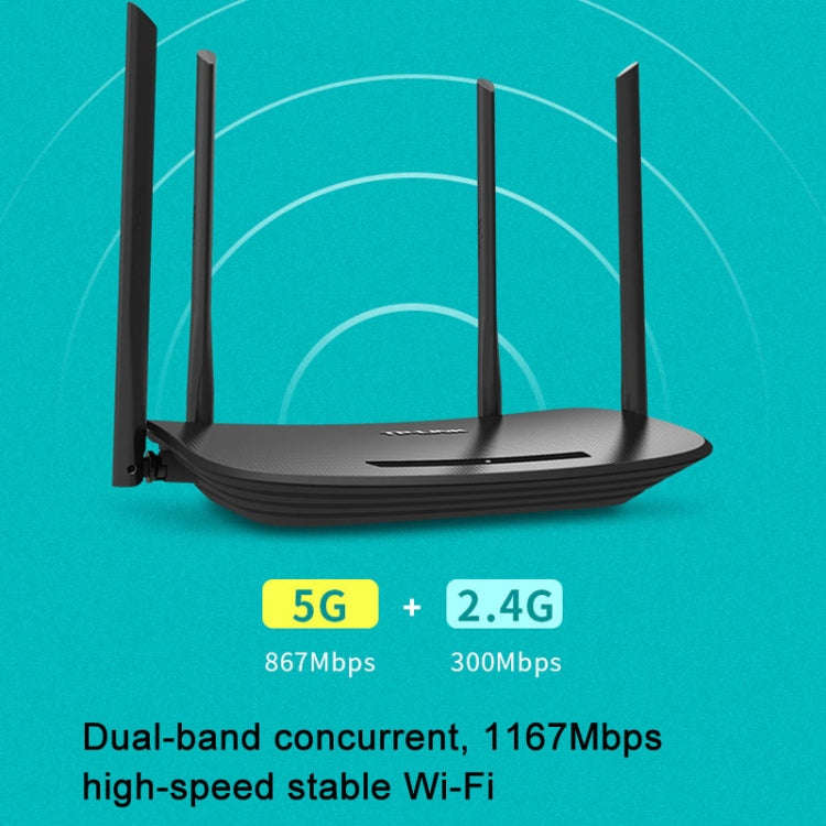 TP-LINK  TL-WDR5620  AC1200 5G/2.4G Dual-Band Gigabit Wireless Router,CN Plug With 1m Network Cable