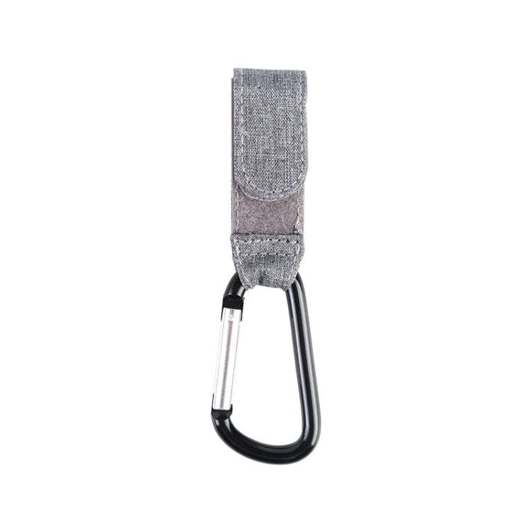 Stroller Wear-Resistant Non-Slip Aluminium Climbing Buckle Hooks(Gray Snowflake)