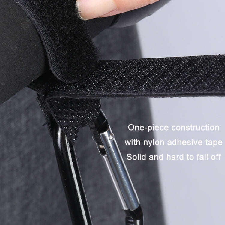 Stroller Wear-Resistant Non-Slip Aluminium Climbing Buckle Hooks(Gray Snowflake)