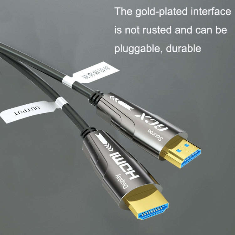 HDMI 2.0 Male To HDMI 2.0 Male 4K HD Active Optical Cable, Cable Length: 60m