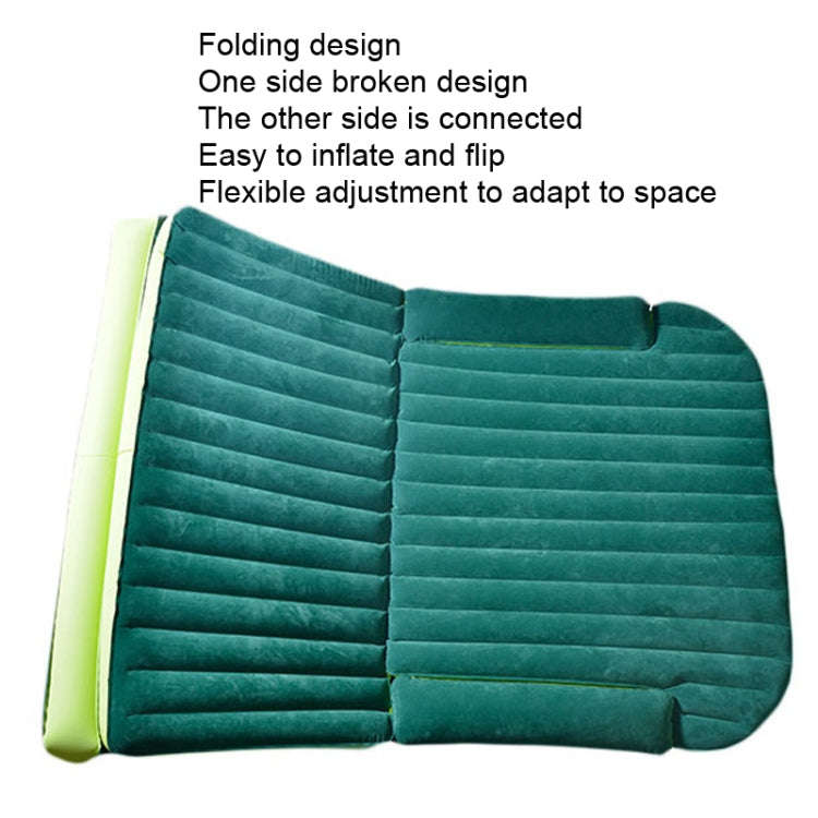 ZQ-418 SUV Rear Trunk Inflatable Bed Cushion Travel Universal Air Bed(Blue Black)