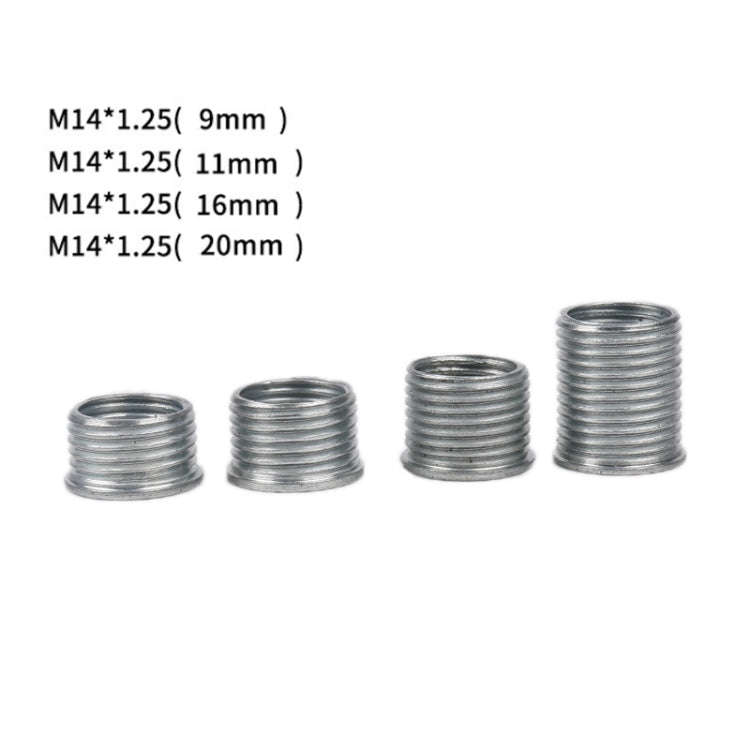 5 PCS/Set 14mm Spark Plug Hole Thread Repair Tool Tap Regenerator