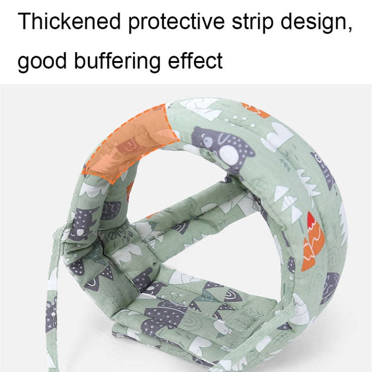 Baby Breathable Anti-fall Head Protective Cap Baby Protective Cap Toddler Bumper Cap, Spec: Starf...