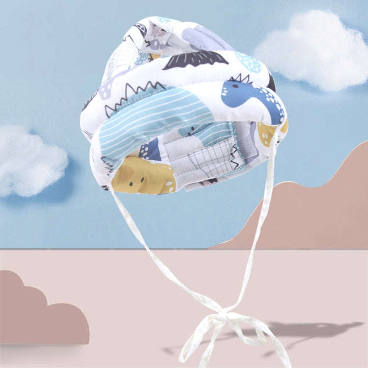 Baby Breathable Anti-fall Head Protective Cap Baby Protective Cap Toddler Bumper Cap, Spec: White...